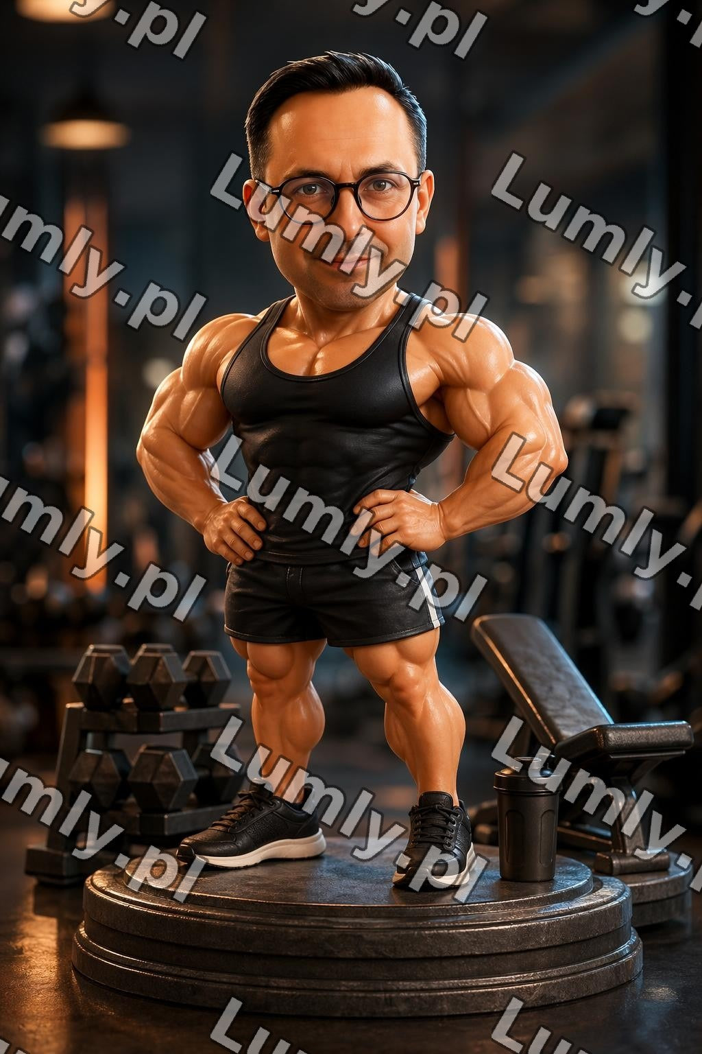 AI caricature-new for FitnessGir - 63018931