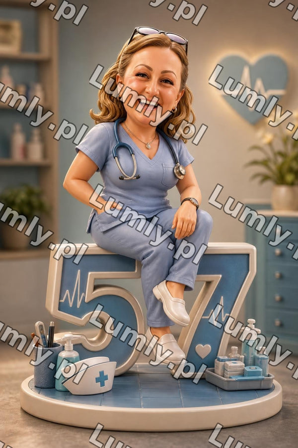 Plakat w drewnianej ramce za szkłem - Rozmiar 20×30 cm