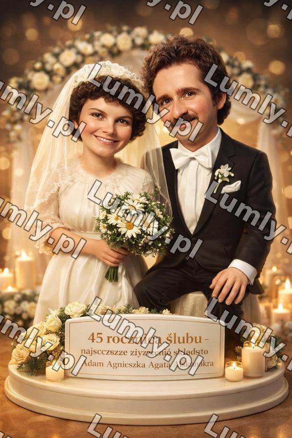 Plakat w drewnianej ramce za szkłem - Rozmiar 30×45 cm