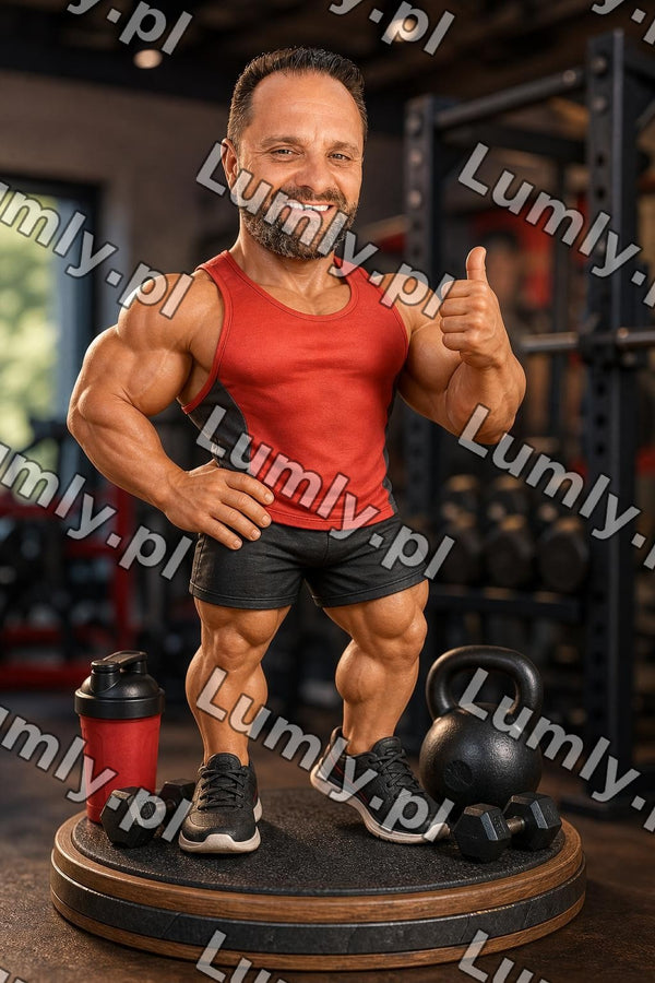 Plakat w drewnianej ramce za szkłem - Rozmiar 20×30 cm
