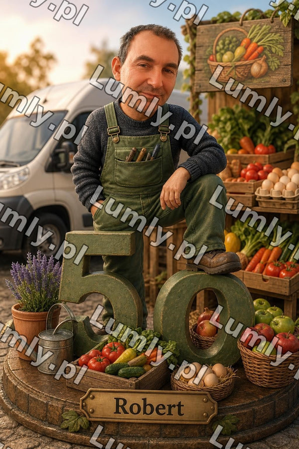 Plakat w czarnej ramce za szkłem - Rozmiar 20×30 cm
