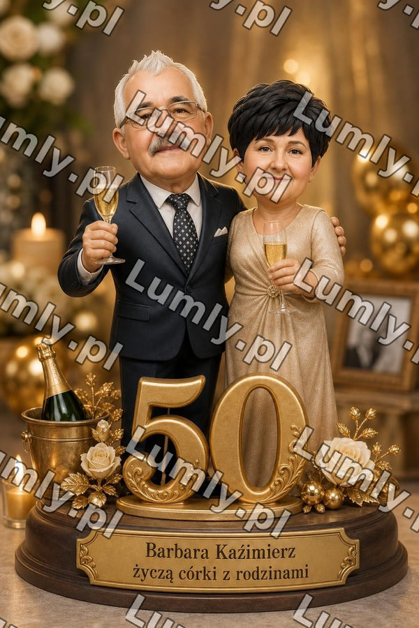 Plakat w drewnianej ramce za szkłem - Rozmiar 40×60 cm
