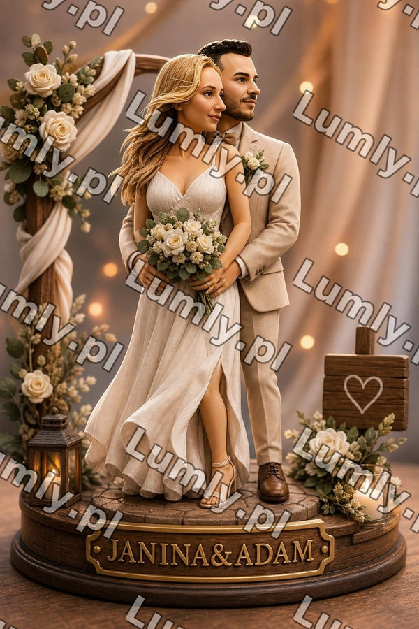 Wydruk na szkle na podstawce LED - Rozmiar 20×30 cm