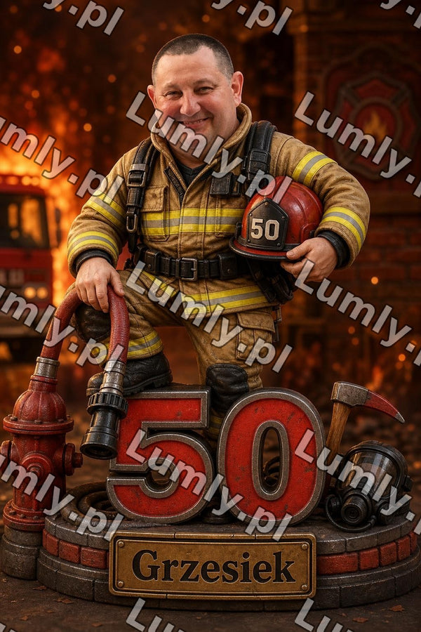 Plakat w drewnianej ramce za szkłem - Rozmiar 40×60 cm