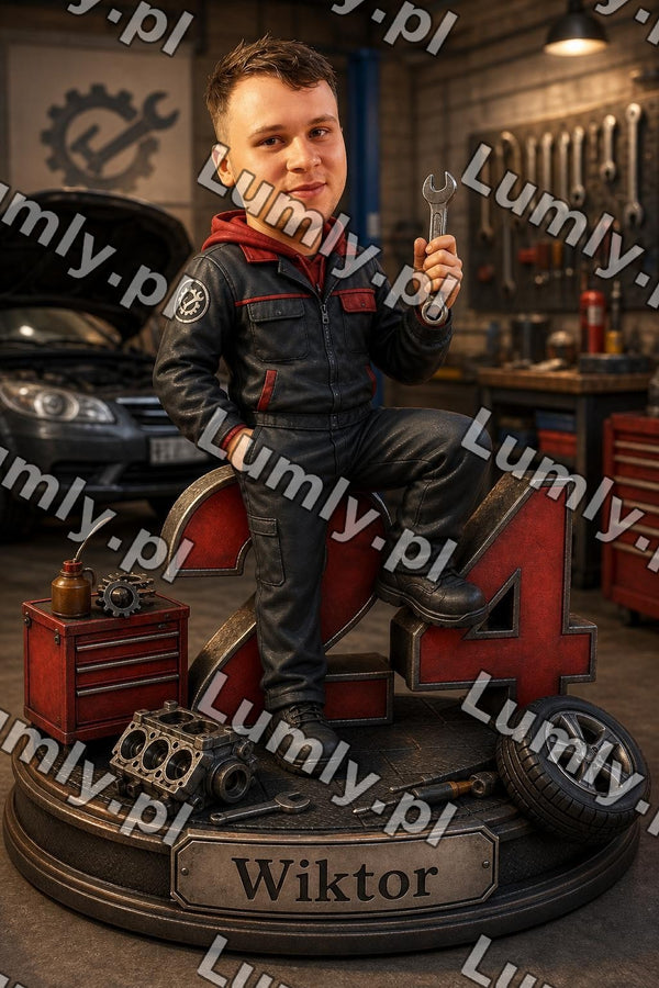 Plakat w czarnej ramce za szkłem - Rozmiar 20×30 cm