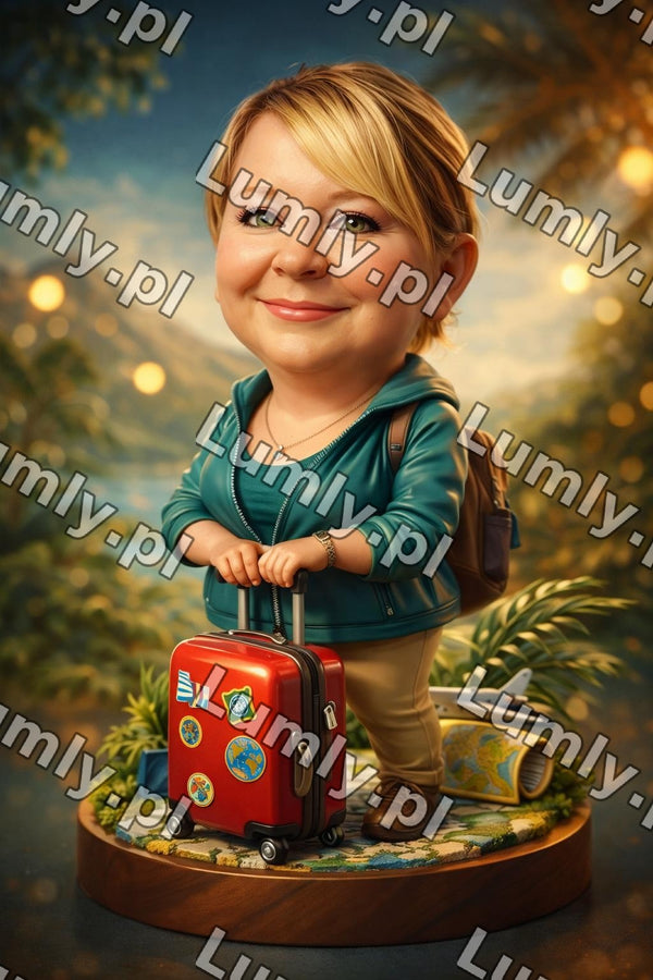 Plakat w czarnej ramce za szkłem - Rozmiar 20×30 cm