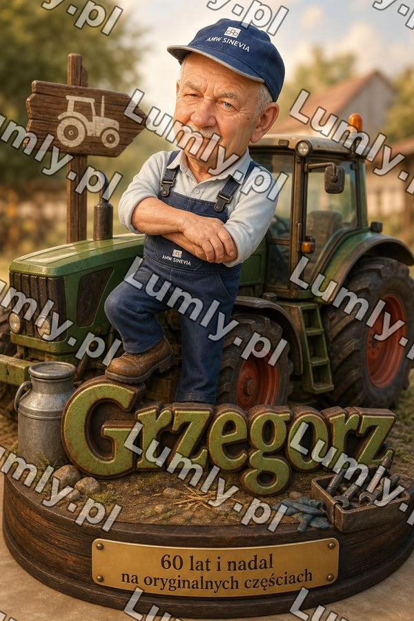 Plakat w drewnianej ramce za szkłem - Rozmiar 30×45 cm