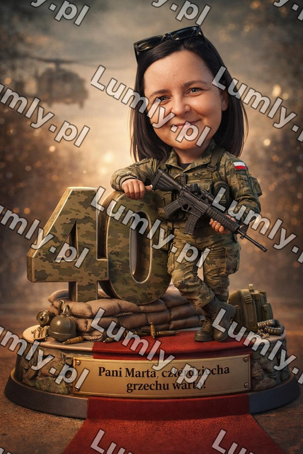 Plakat w czarnej ramce za szkłem - Rozmiar 30×45 cm