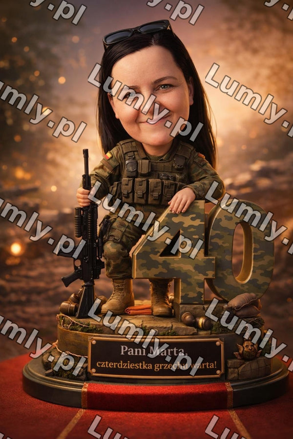 Plakat w czarnej ramce za szkłem - Rozmiar 30×45 cm