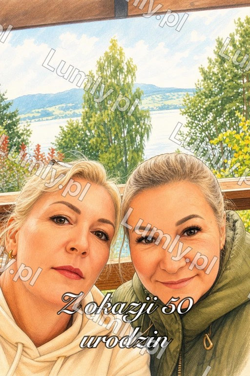 Plakat w czarnej ramce za szkłem - Rozmiar 30×45 cm