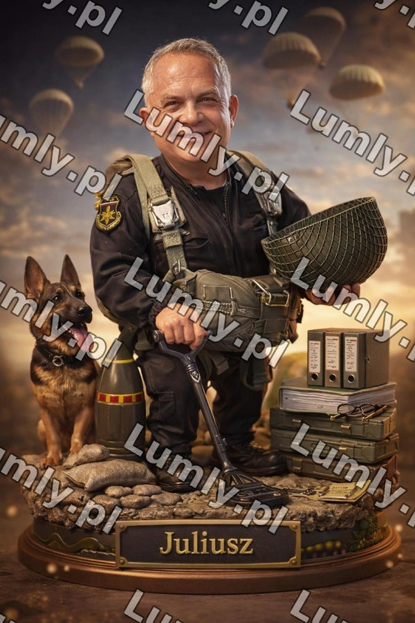 Plakat w czarnej ramce za szkłem - Rozmiar 30×45 cm