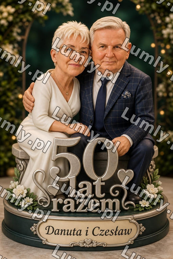 Wydruk na szkle na podstawce LED - Rozmiar 20×30 cm