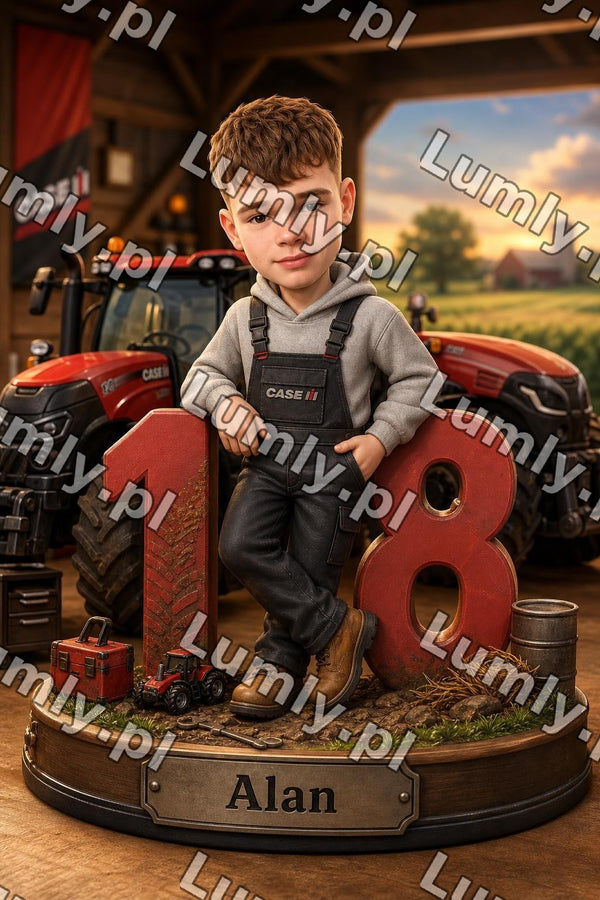 Plakat w drewnianej ramce za szkłem - Rozmiar 30×45 cm