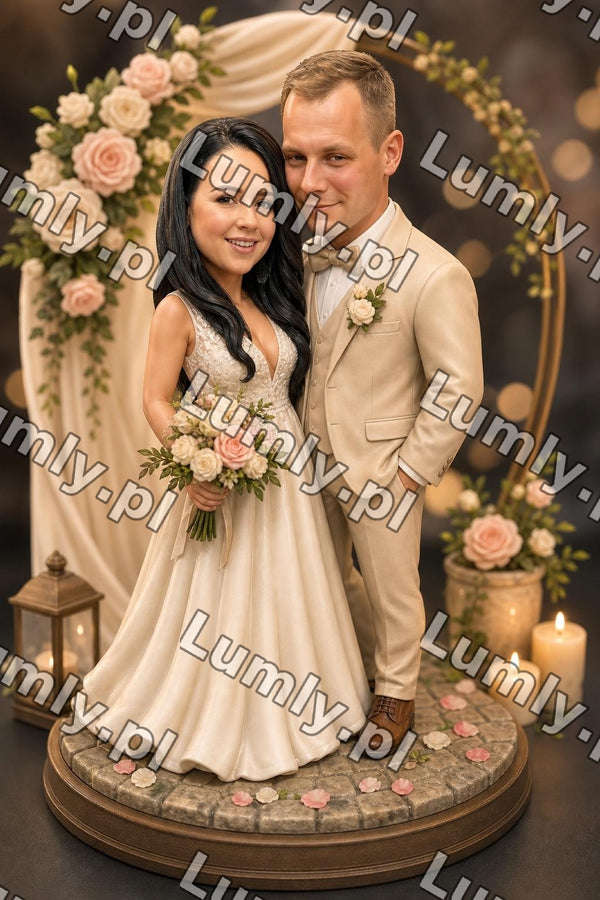 Wydruk na szkle na podstawce LED - Rozmiar 20×30 cm