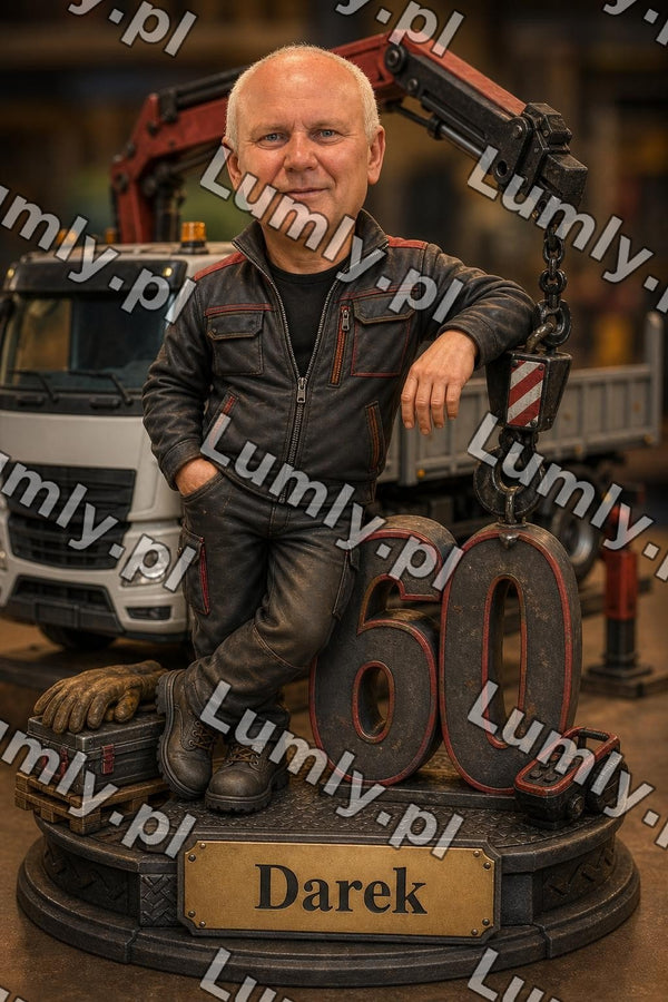 Plakat w drewnianej ramce za szkłem - Rozmiar 40×60 cm