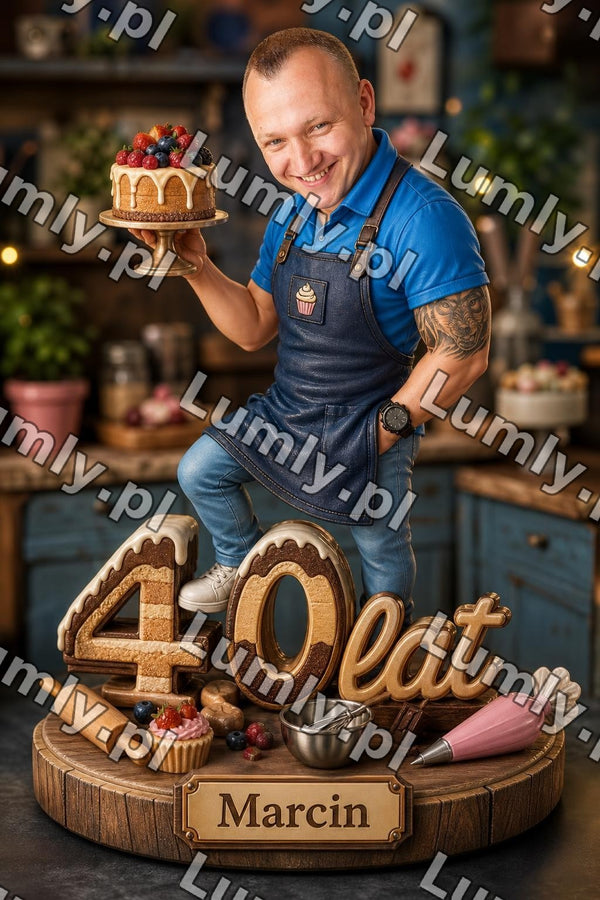 Plakat w czarnej ramce za szkłem - Rozmiar 30×45 cm