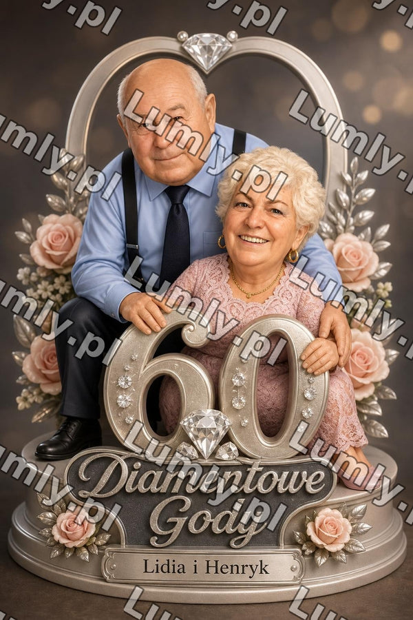 Plakat w drewnianej ramce za szkłem - Rozmiar 60×90 cm