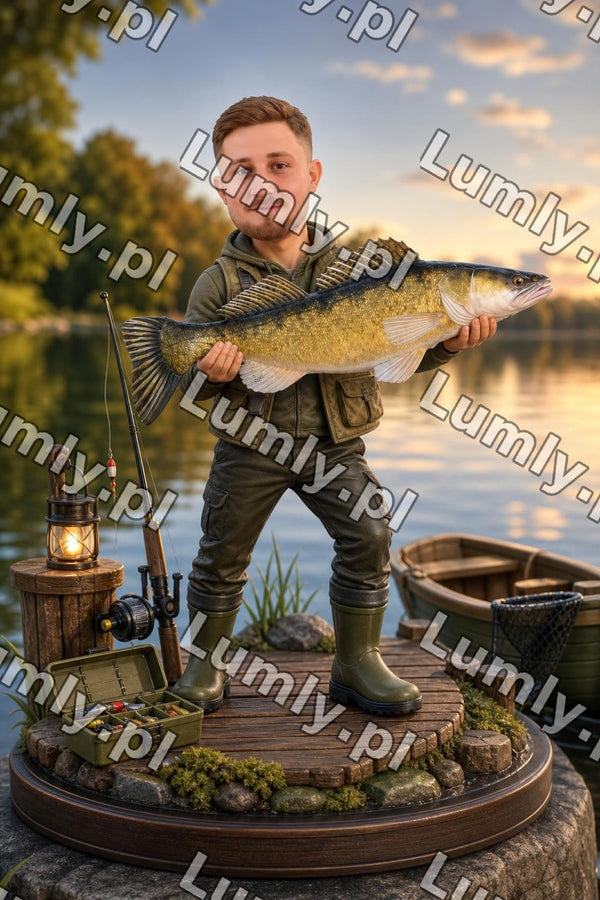Wydruk na szkle na podstawce LED - Rozmiar 20×30 cm