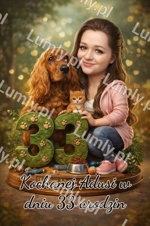 Plakat w białej ramce za szkłem - Rozmiar 20×30 cm