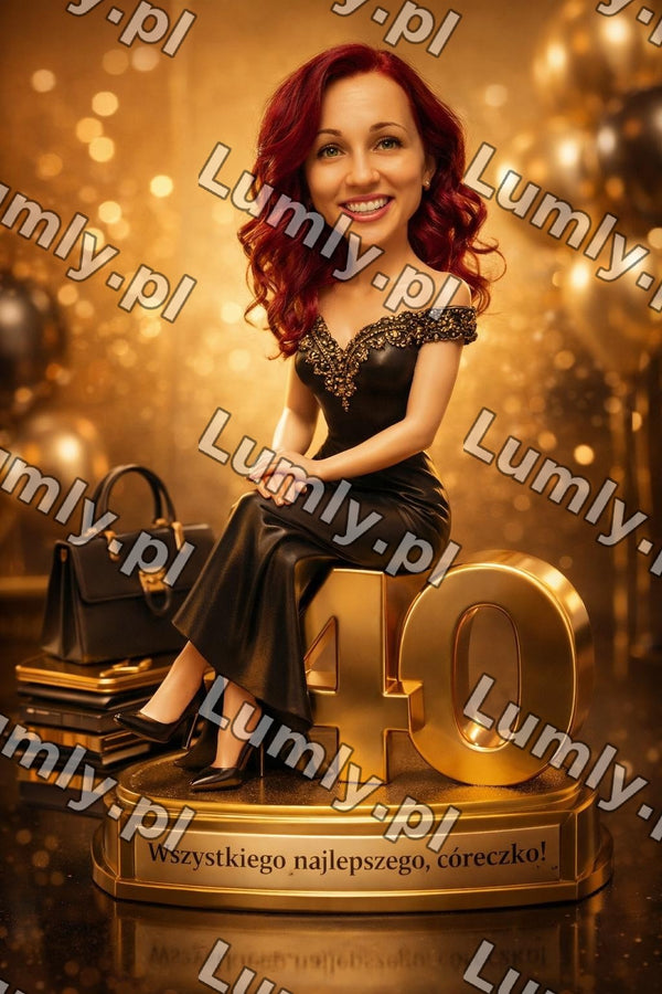 Wydruk na szkle na podstawce drewnianej - Rozmiar 15×21 cm