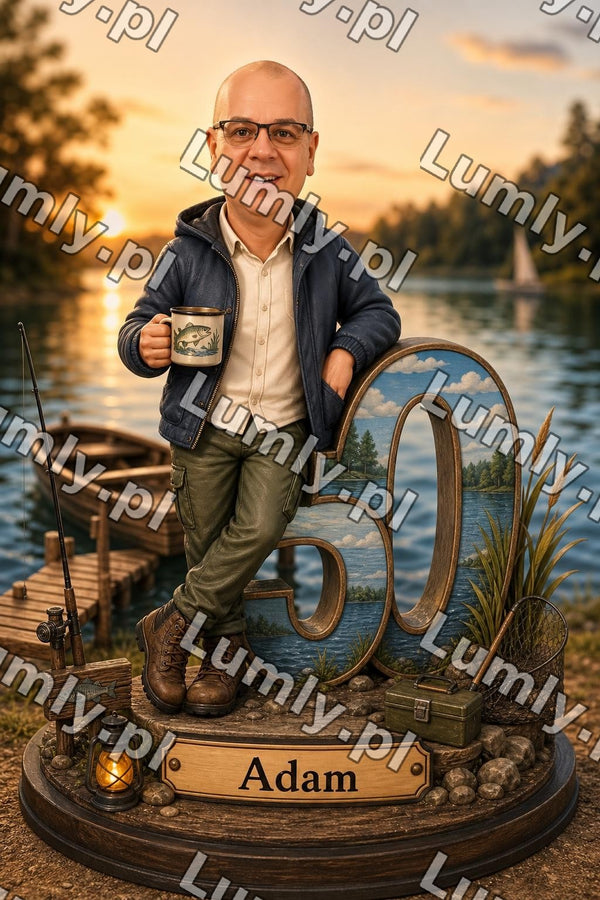 Obraz na płótnie - rama American box czarna - Rozmiar 40×60 cm