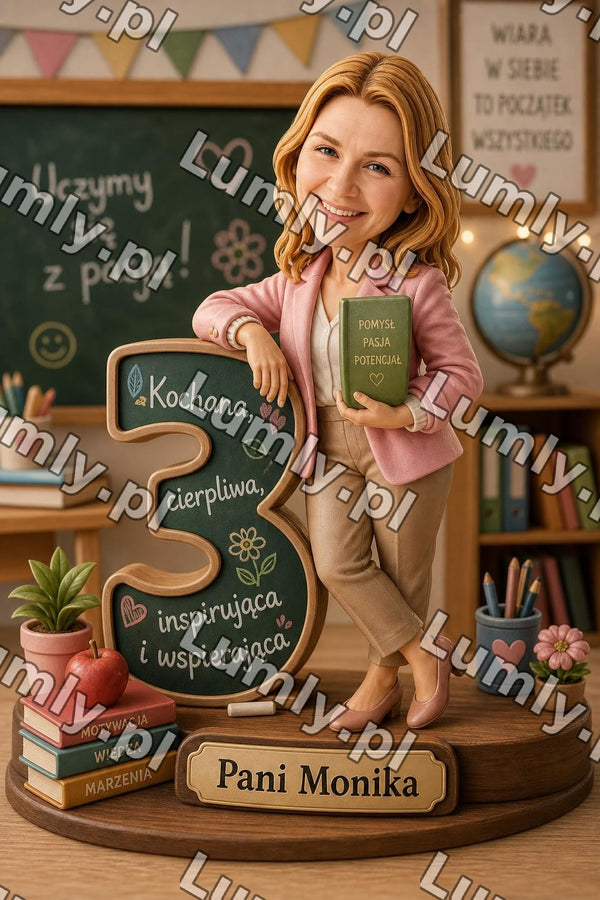 Plakat w drewnianej ramce za szkłem - Rozmiar 20×30 cm
