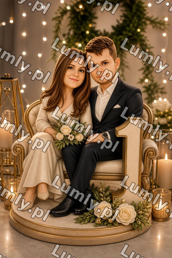 Wydruk na szkle na podstawce LED - Rozmiar 20×30 cm