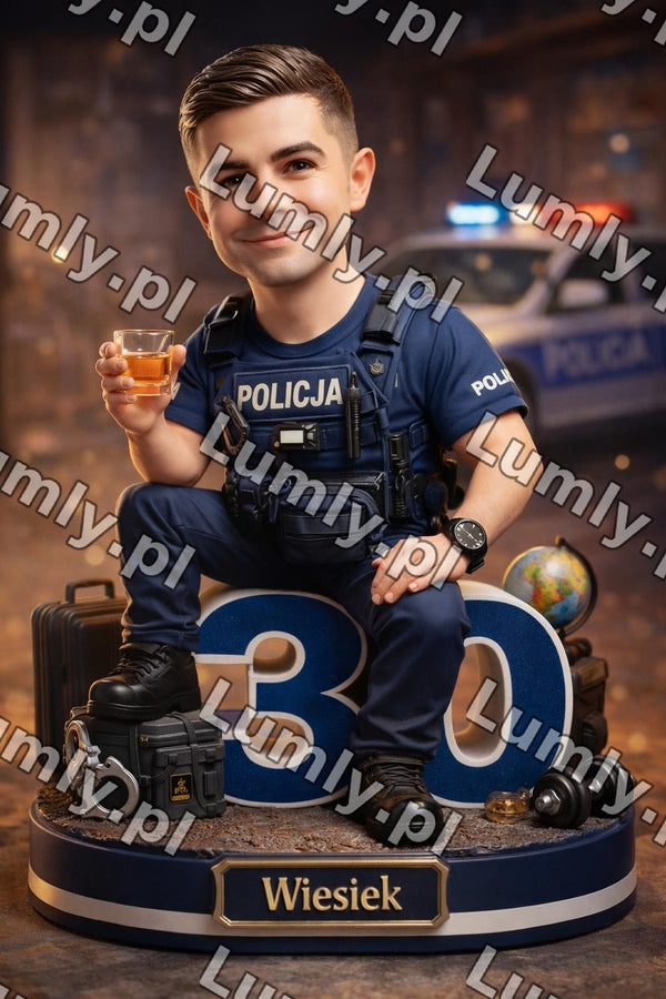 Plakat w czarnej ramce za szkłem - Rozmiar 30×45 cm