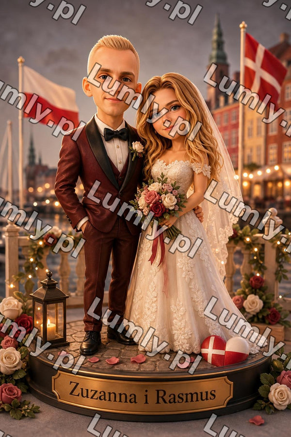 Plakat w drewnianej ramce za szkłem - Rozmiar 30×45 cm