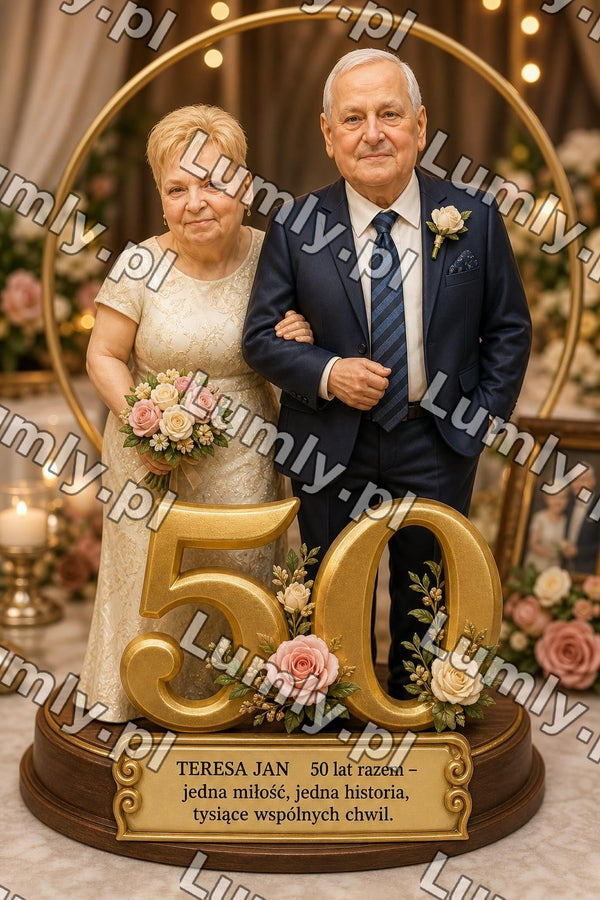 Plakat w drewnianej ramce za szkłem - Rozmiar 40×60 cm