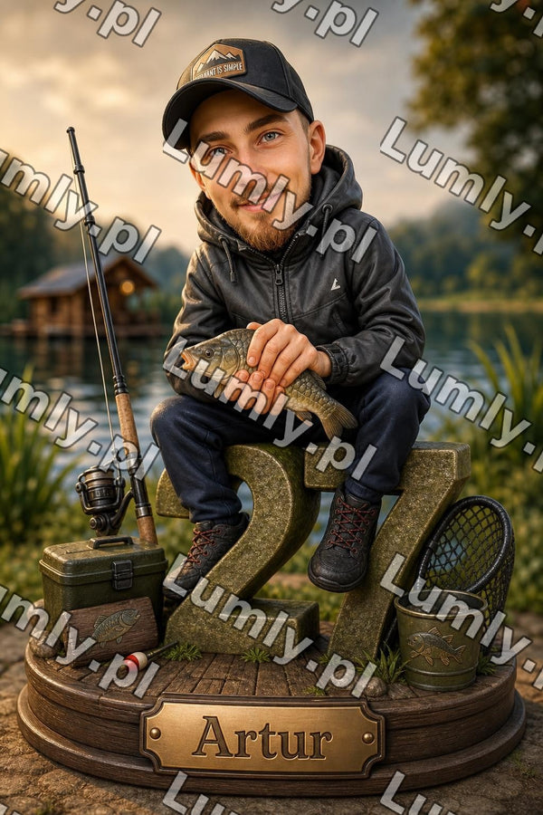 Plakat w czarnej ramce za szkłem - Rozmiar 30×45 cm