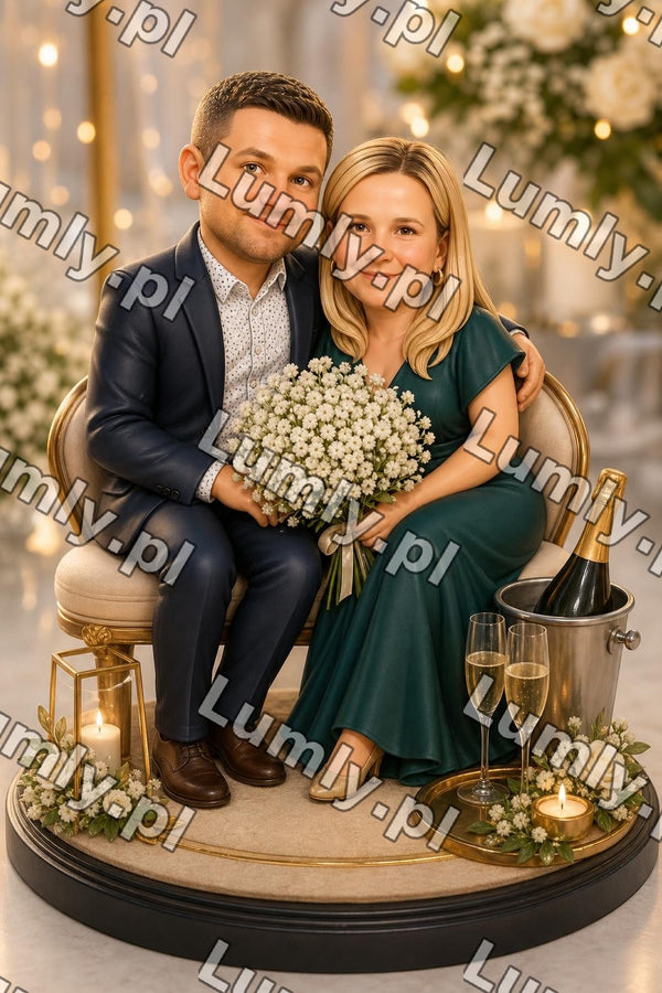 Plakat w drewnianej ramce za szkłem - Rozmiar 20×30 cm