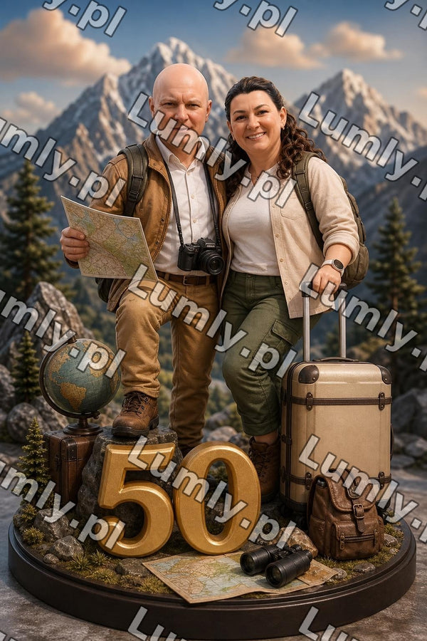 Plakat w drewnianej ramce za szkłem - Rozmiar 20×30 cm
