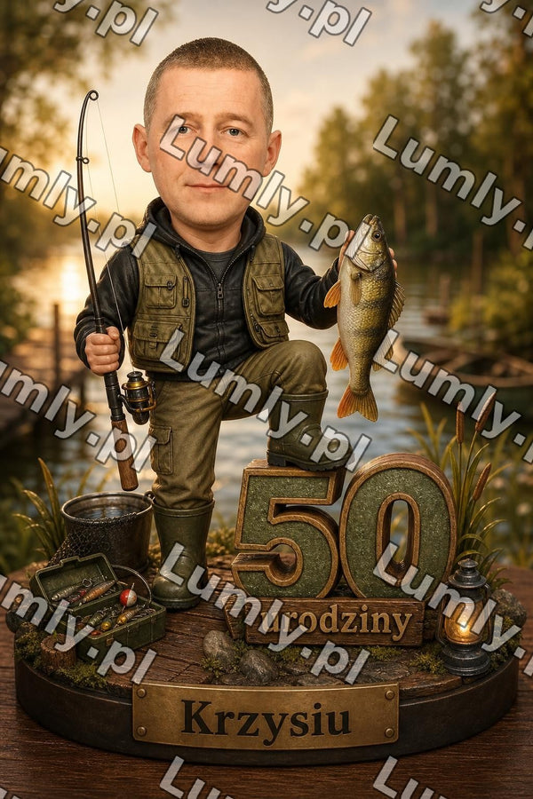 Plakat w czarnej ramce za szkłem - Rozmiar 50×75 cm