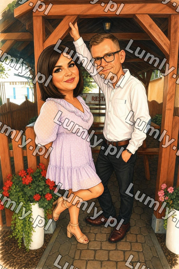 Plakat w białej ramce za szkłem - Rozmiar 20×30 cm