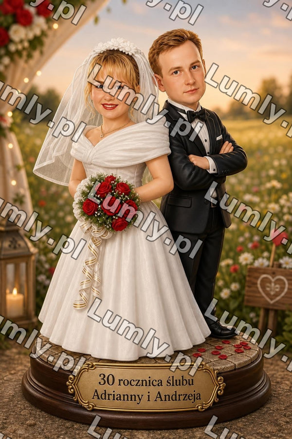 Plakat w drewnianej ramce za szkłem - Rozmiar 20×30 cm