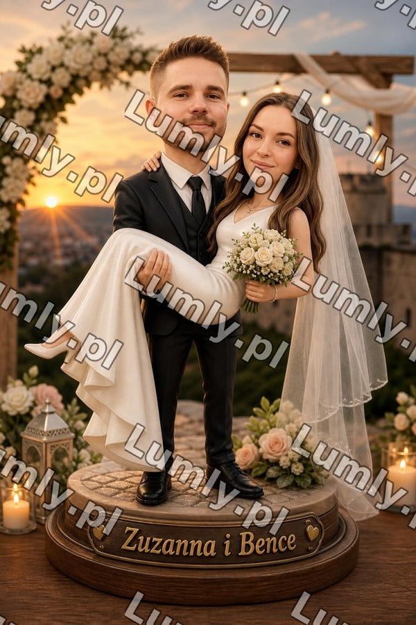 Wydruk na szkle na podstawce LED - Rozmiar 15×21 cm
