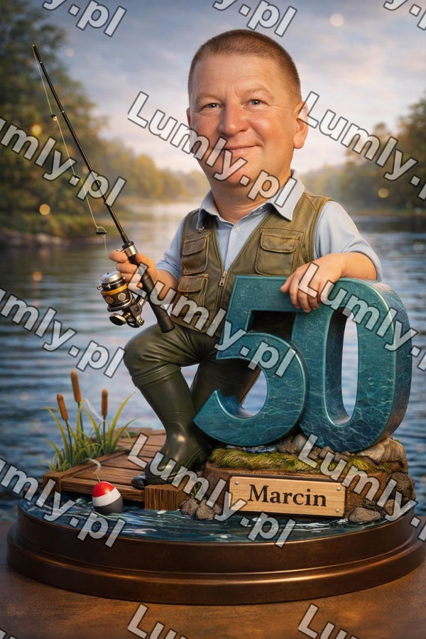 Wydruk na szkle na podstawce LED - Rozmiar 20×30 cm