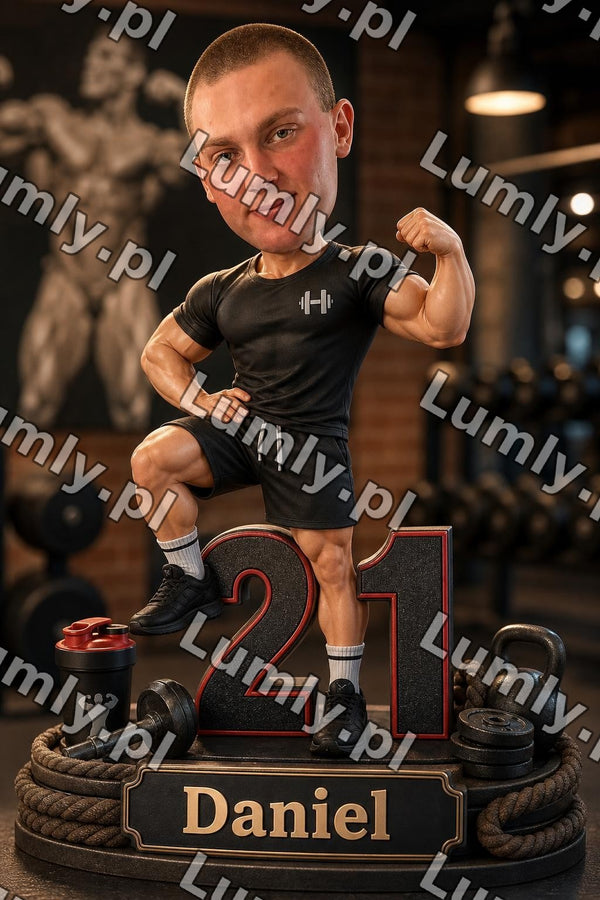 Plakat w drewnianej ramce za szkłem - Rozmiar 20×30 cm