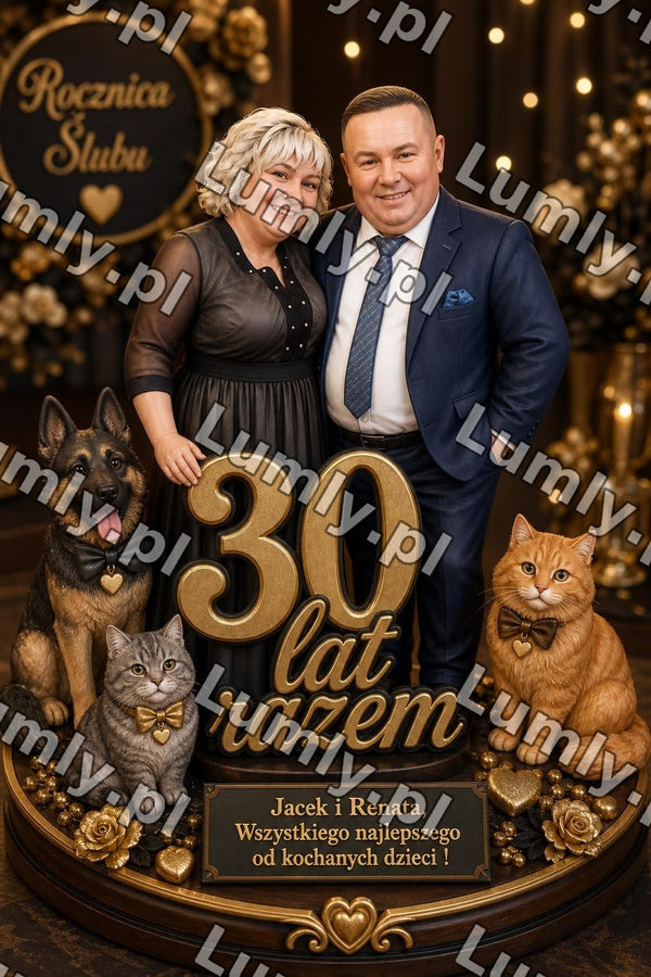 Plakat w czarnej ramce za szkłem - Rozmiar 30×45 cm