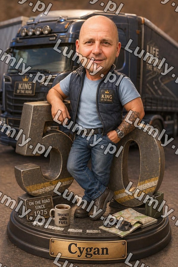 Plakat w czarnej ramce za szkłem - Rozmiar 50×75 cm
