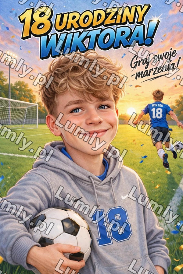 Plakat w czarnej ramce za szkłem - Rozmiar 30×45 cm