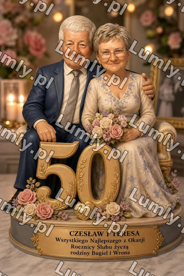 Wydruk na szkle na podstawce drewnianej - Rozmiar 20×30 cm