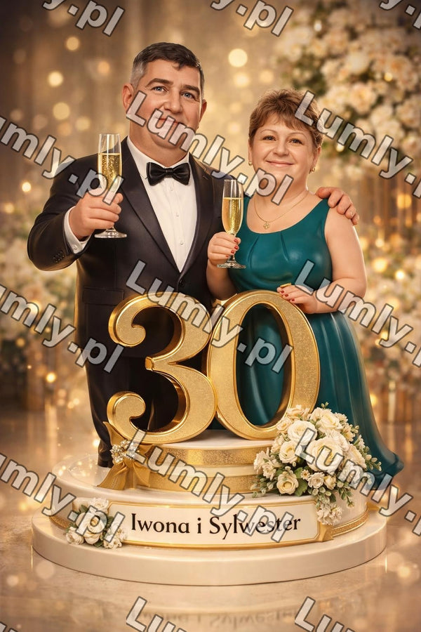 Plakat w drewnianej ramce za szkłem - Rozmiar 30×45 cm