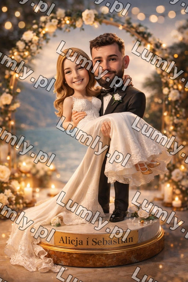 Wydruk na szkle na podstawce LED - Rozmiar 20×30 cm