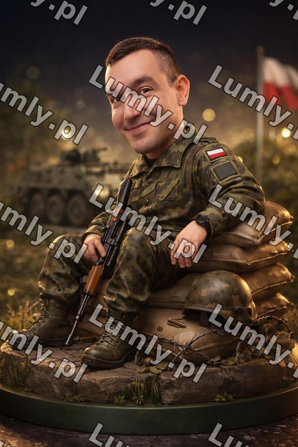 Plakat w białej ramce za szkłem - Rozmiar 20×30 cm