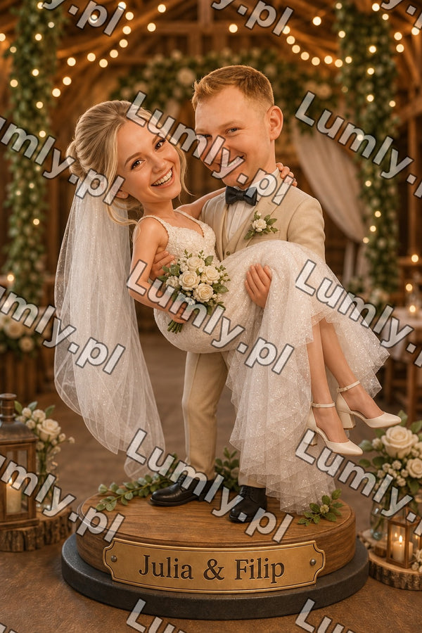 Plakat w drewnianej ramce za szkłem - Rozmiar 40×60 cm