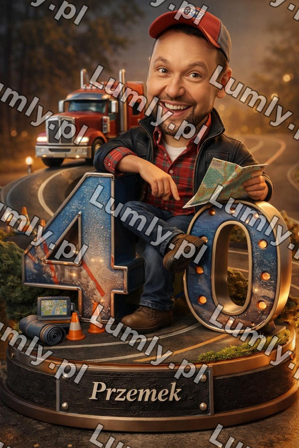 Plakat w czarnej ramce za szkłem - Rozmiar 30×45 cm