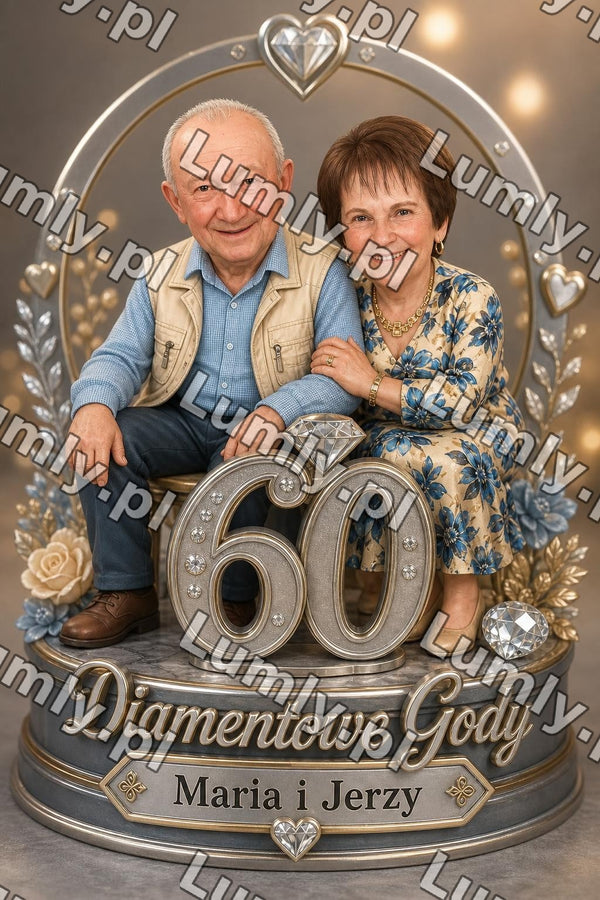 Plakat w czarnej ramce za szkłem - Rozmiar 40×60 cm