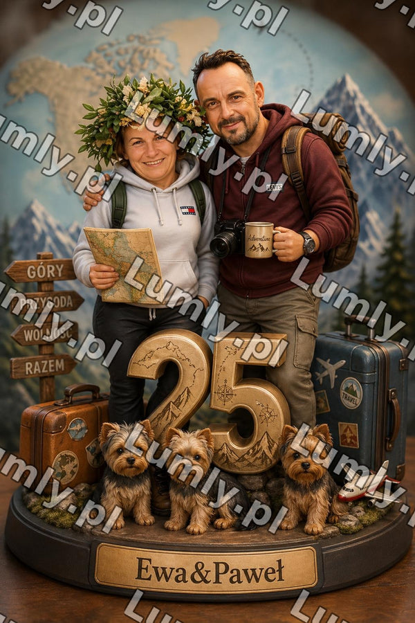 Plakat w czarnej ramce za szkłem - Rozmiar 40×60 cm
